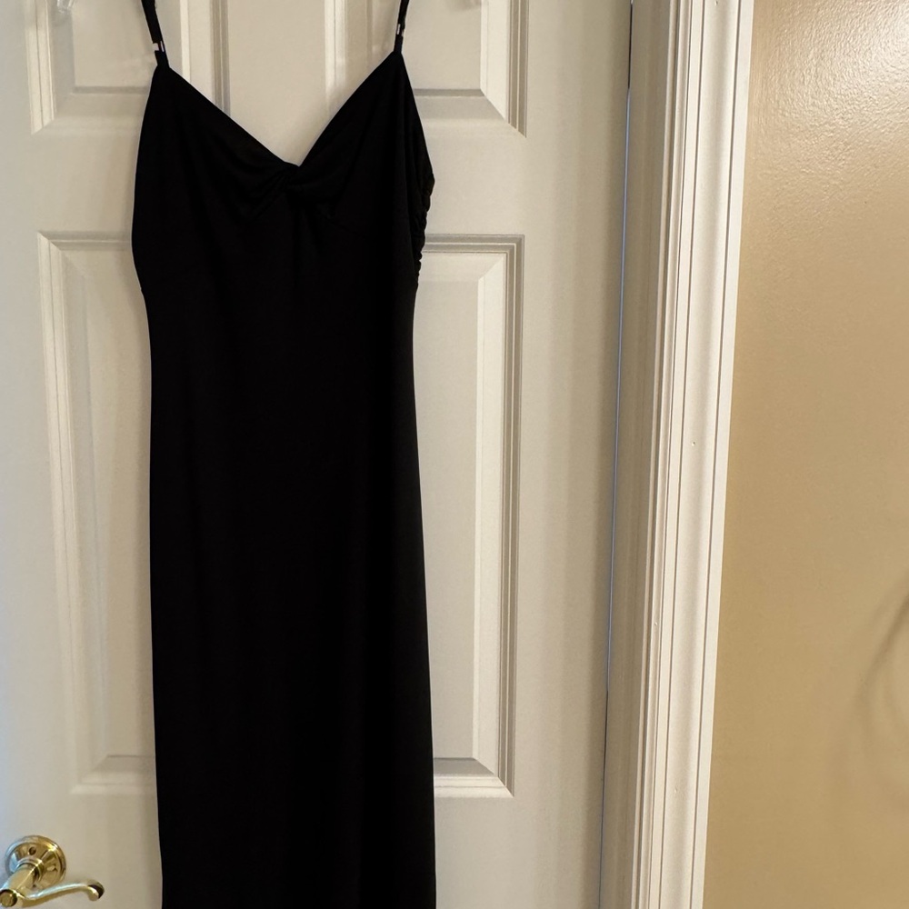 Banana Republic Black Cocktail Slip Dress Spaghetti Straps